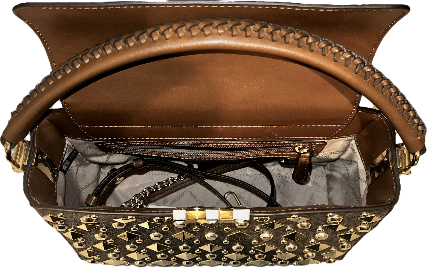 Michael Kors Karlie Studded Satchel (Pre-Owned)