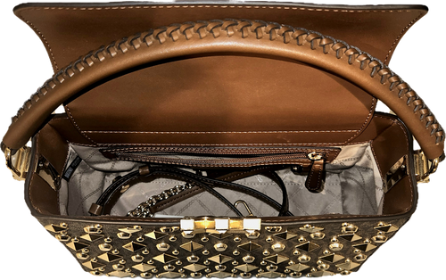 Michael Kors Karlie Studded Satchel (Pre-Owned)