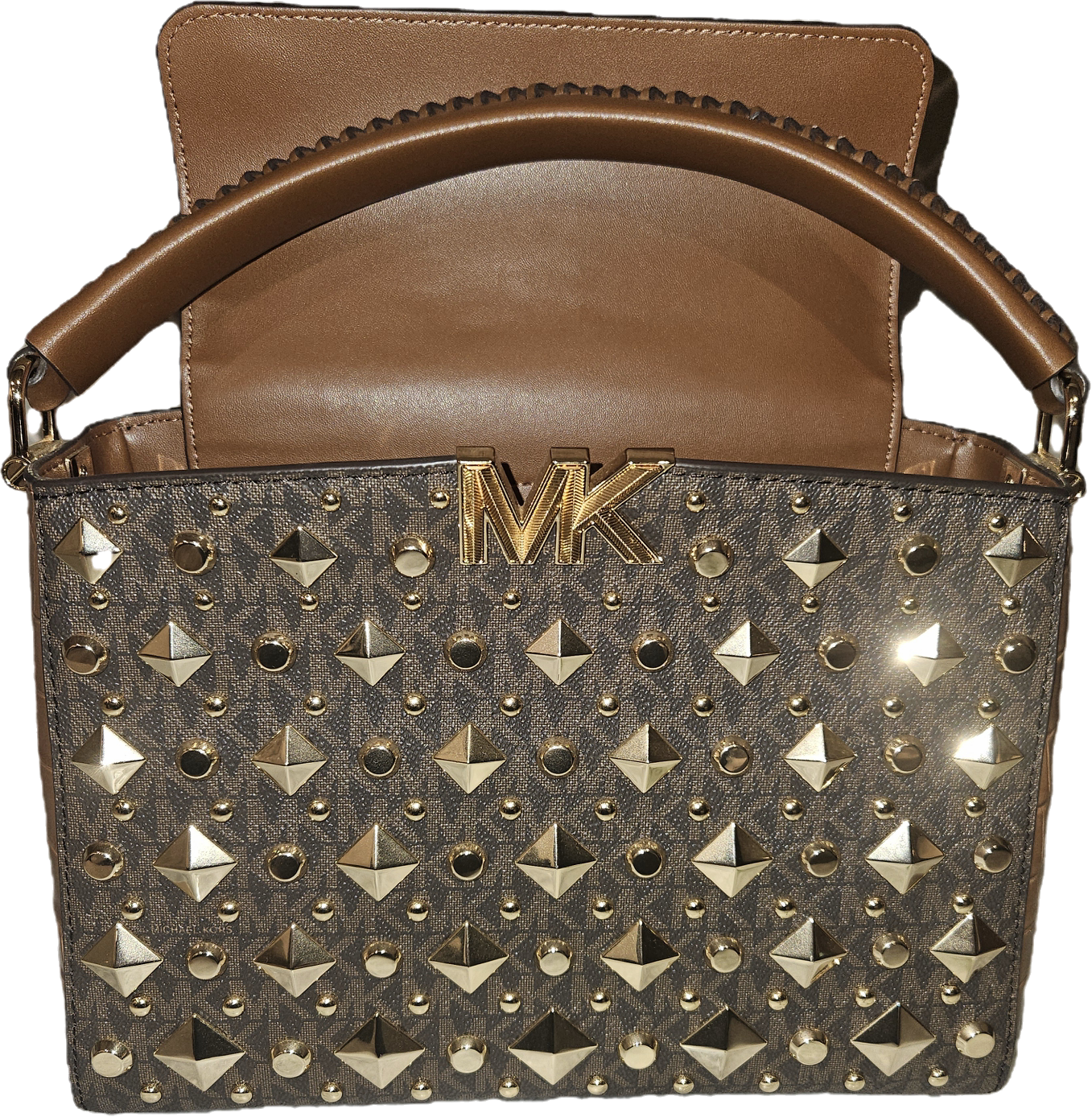Michael Kors Karlie Studded Satchel (Pre-Owned)