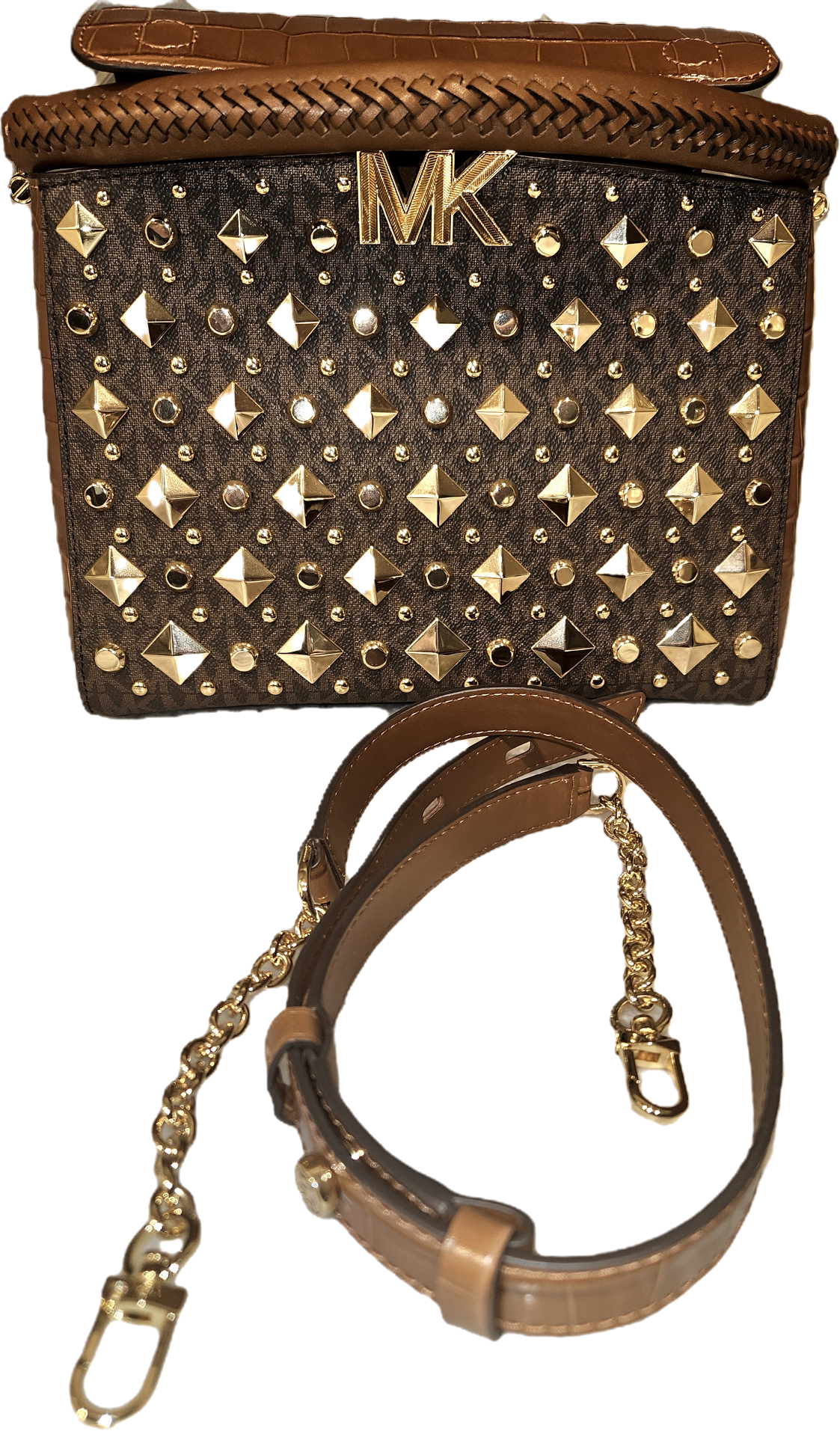 Michael Kors Karlie Studded Satchel (Pre-Owned)