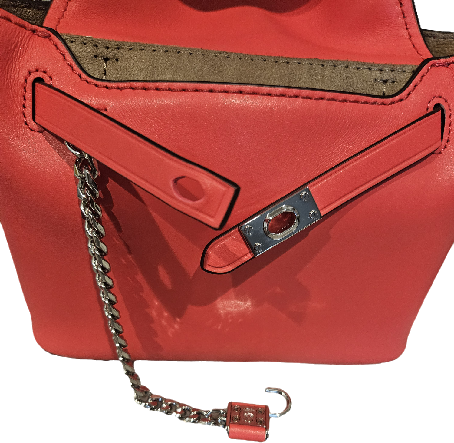 Michael Kors Signature Logo Small Hamilton Legacy Belted Satchel