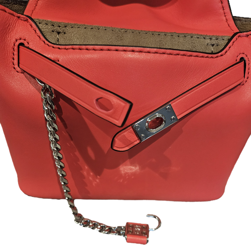 Michael Kors Signature Logo Small Hamilton Legacy Belted Satchel