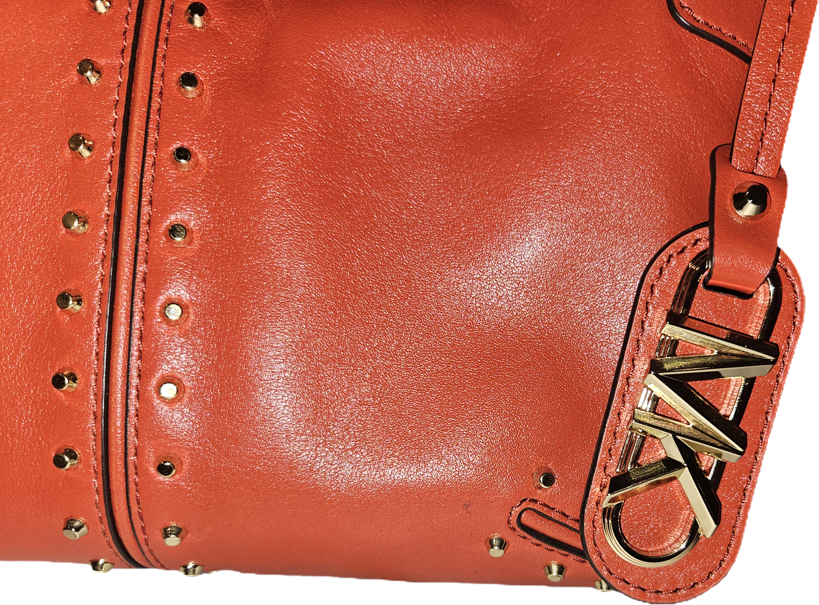 Michael Kors Astor Large Studded Leather Shoulder Bag